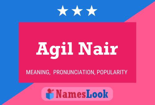 Agil Nair Naam Poster