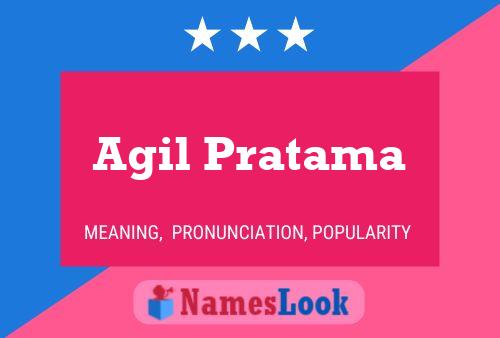 Agil Pratama Naam Poster