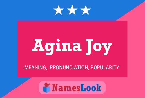 Agina Joy Naam Poster