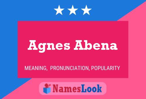 Agnes Abena Naam Poster