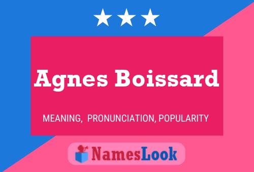 Agnes Boissard Naam Poster