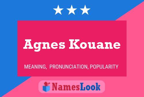 Agnes Kouane Naam Poster