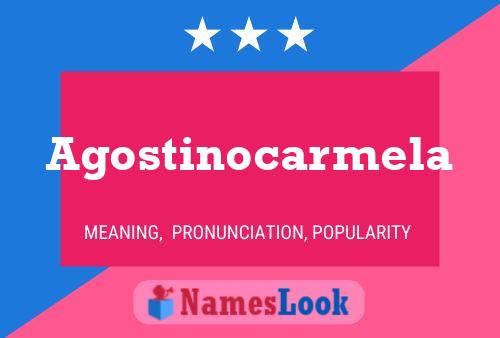 Agostinocarmela Naam Poster