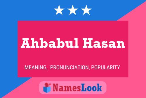 Ahbabul Hasan Naam Poster