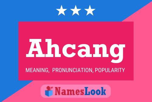 Ahcang Naam Poster