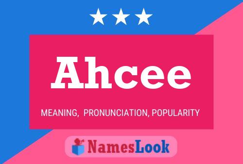 Ahcee Naam Poster