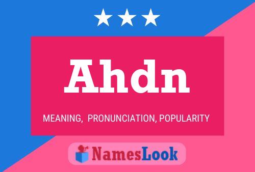 Ahdn Naam Poster