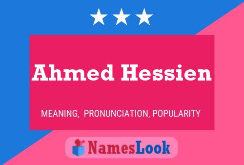 Ahmed Hessien Naam Poster