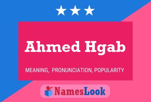 Ahmed Hgab Naam Poster