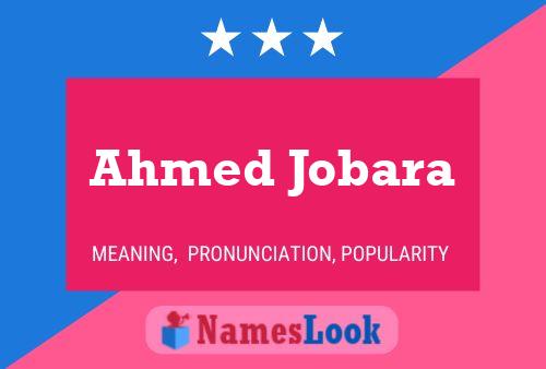 Ahmed Jobara Naam Poster