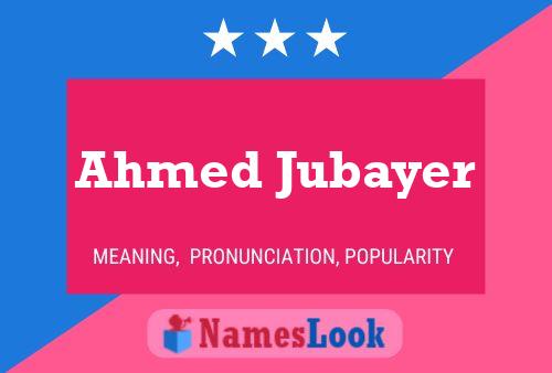 Ahmed Jubayer Naam Poster