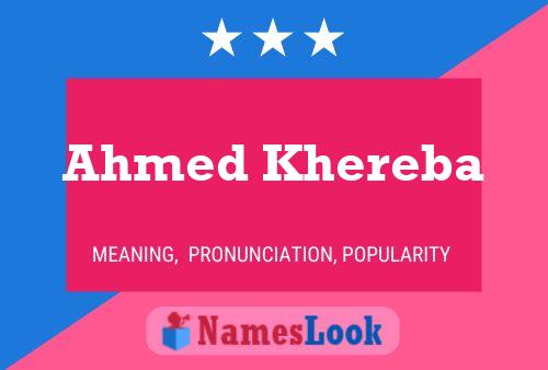 Ahmed Khereba Naam Poster