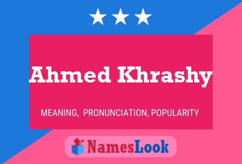 Ahmed Khrashy Naam Poster