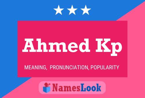 Ahmed Kp Naam Poster