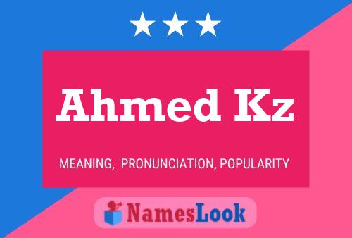 Ahmed Kz Naam Poster