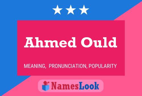 Ahmed Ould Naam Poster