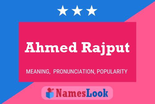 Ahmed Rajput Naam Poster