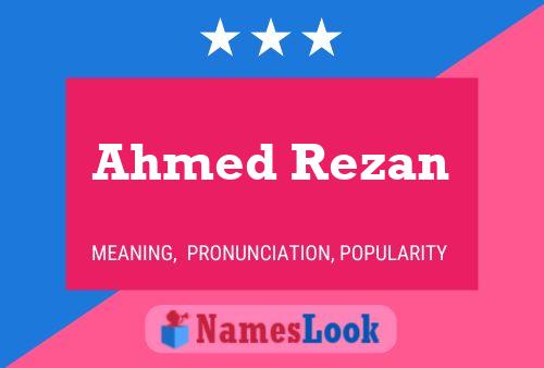 Ahmed Rezan Naam Poster