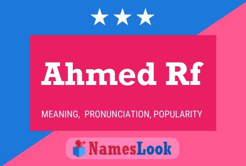 Ahmed Rf Naam Poster