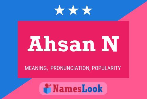 Ahsan N Naam Poster