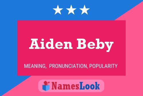 Aiden Beby Naam Poster