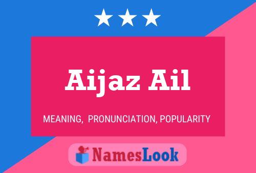 Aijaz Ail Naam Poster