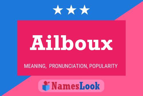 Ailboux Naam Poster