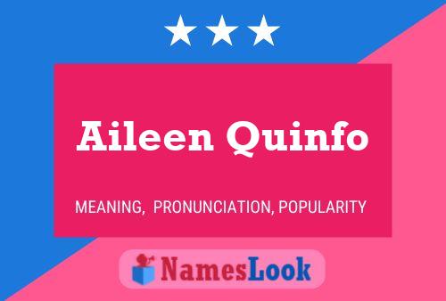 Aileen Quinfo Naam Poster