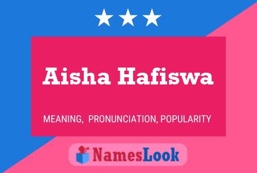 Aisha Hafiswa Naam Poster