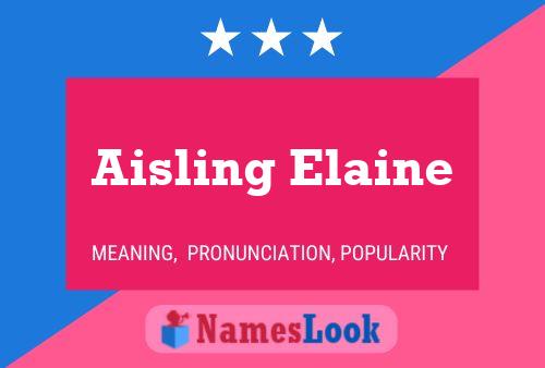 Aisling Elaine Naam Poster