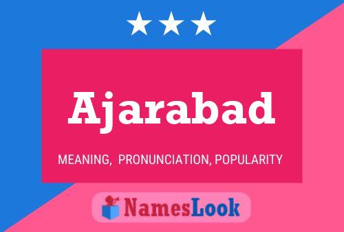 Ajarabad Naam Poster