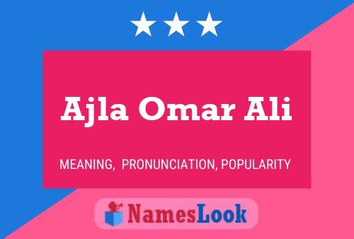 Ajla Omar Ali Naam Poster