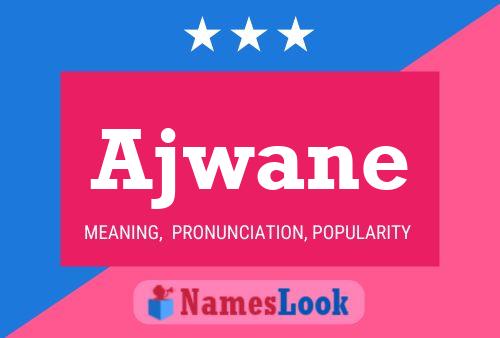 Ajwane Naam Poster