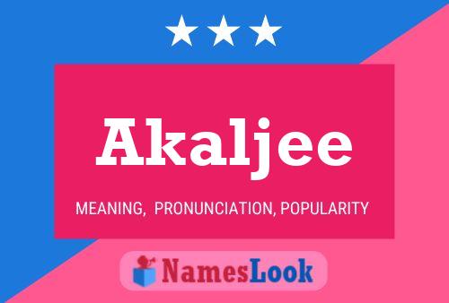 Akaljee Naam Poster