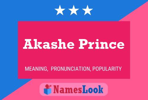 Akashe Prince Naam Poster