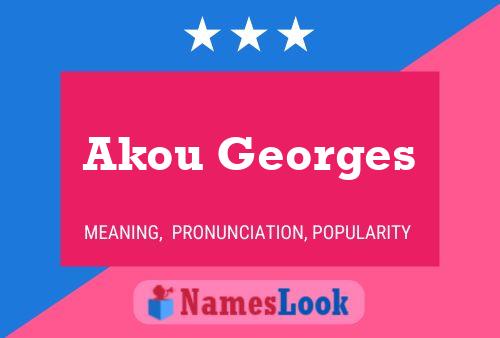 Akou Georges Naam Poster