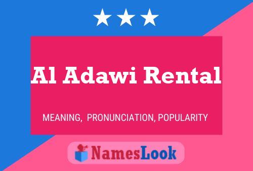 Al Adawi Rental Naam Poster