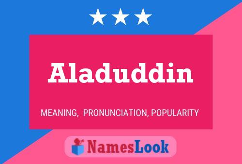 Aladuddin Naam Poster