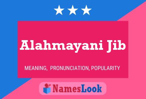 Alahmayani Jib Naam Poster