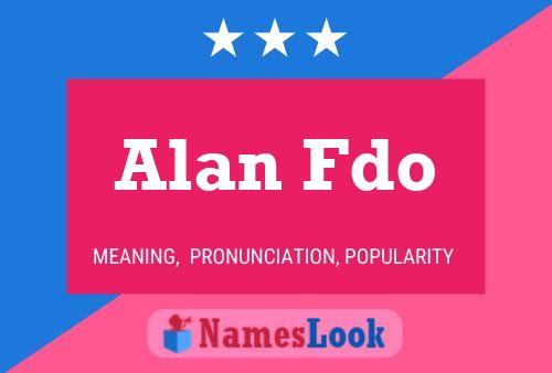 Alan Fdo Naam Poster