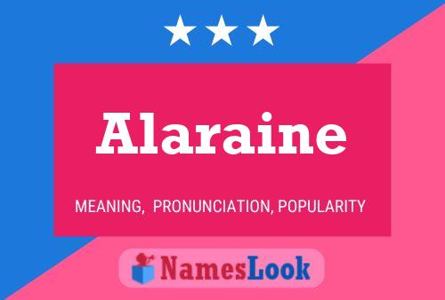 Alaraine Naam Poster