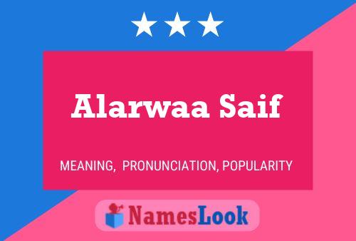 Alarwaa Saif Naam Poster