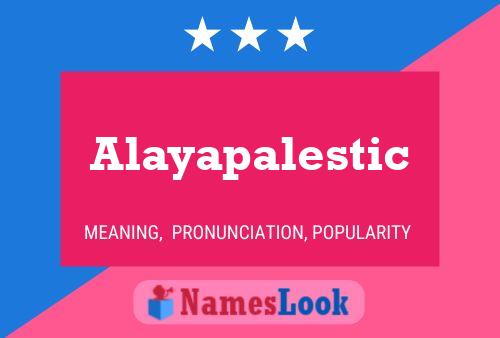 Alayapalestic Naam Poster