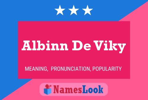 Albinn De Viky Naam Poster