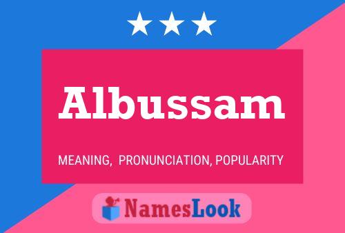 Albussam Naam Poster