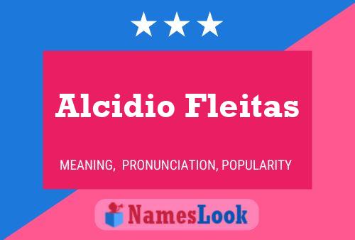 Alcidio Fleitas Naam Poster