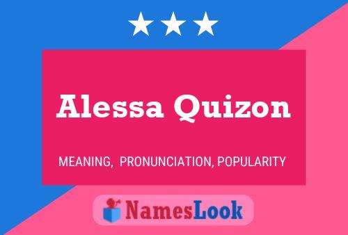 Alessa Quizon Naam Poster