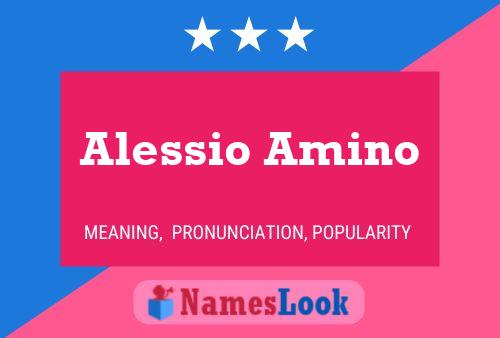 Alessio Amino Naam Poster