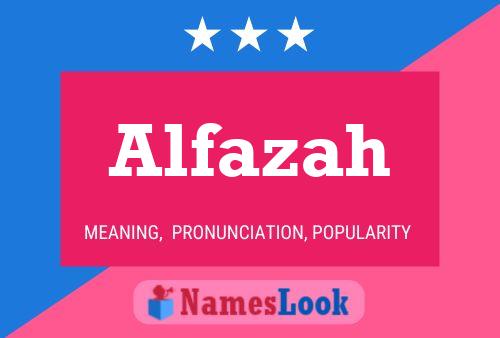 Alfazah Naam Poster