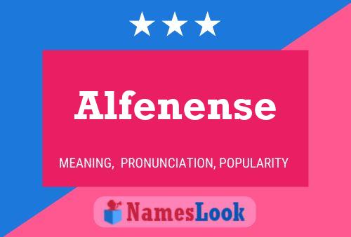 Alfenense Naam Poster